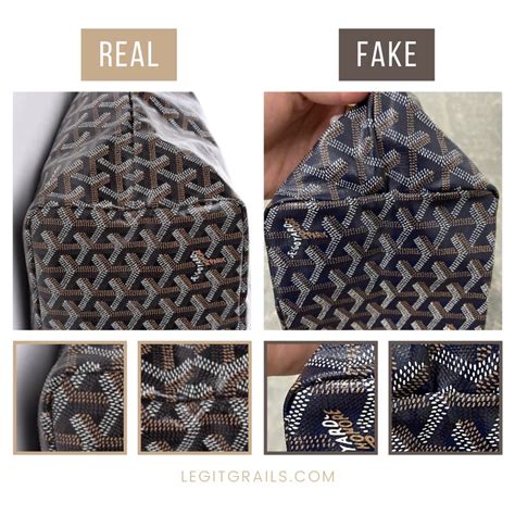 how to distinguish fake goyard|legit check goyard tote.